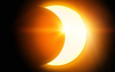 Eclipsă parțială de soare pe data de 10 iunie 2021