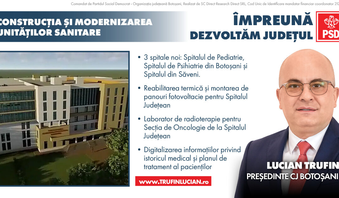 „Farul Speranței: Lucian Trufin și Revoluția Sănătății în Botoșani”
