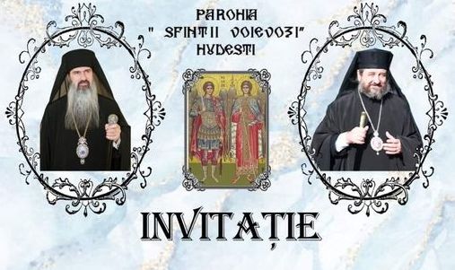 Invitație la Sfințirea Bisericii „Sfinții Voievozi” Hudești