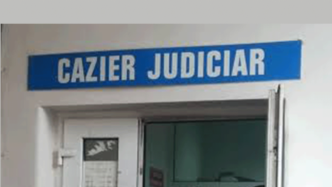 Anunț de interes public:: Cazierul Judiciar