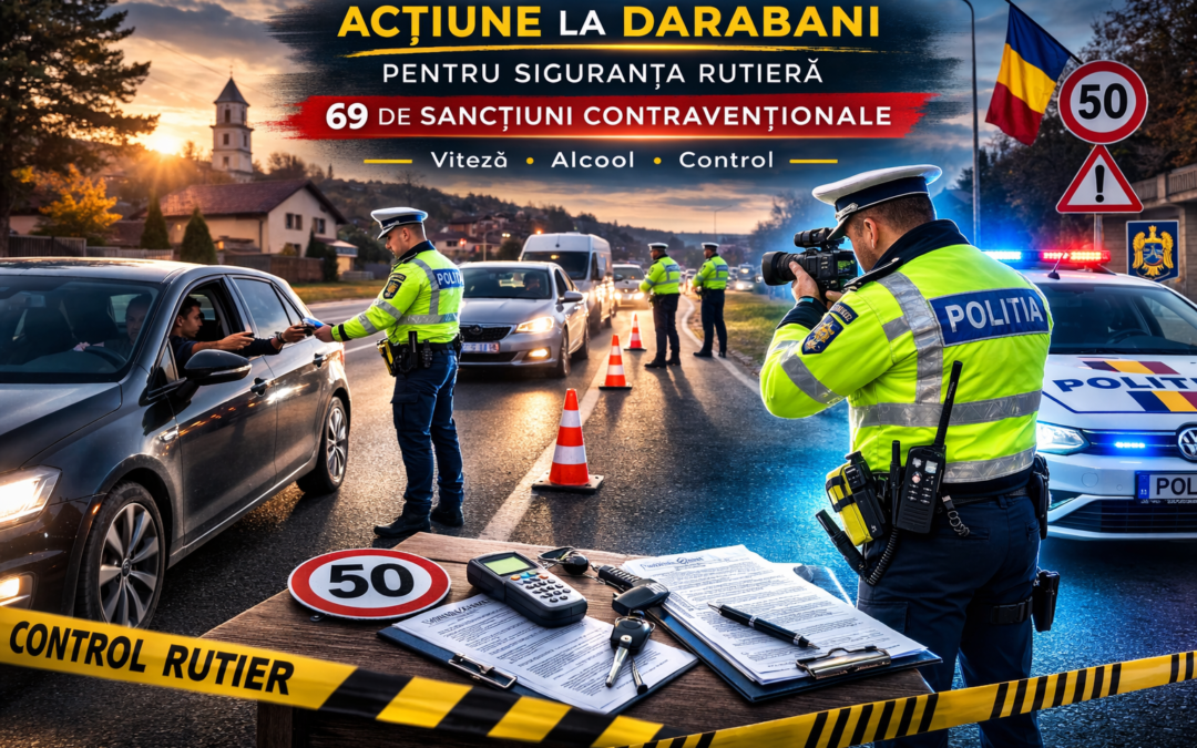 Siguranța pe drumurile din Darabani: cum să prevenim accidentele și sancțiunile