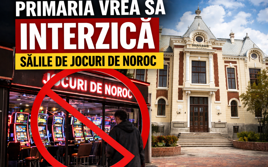 „Sfârșitul ‘norocului’ în Dorohoi? Primăria propune interzicerea sălilor de jocuri”