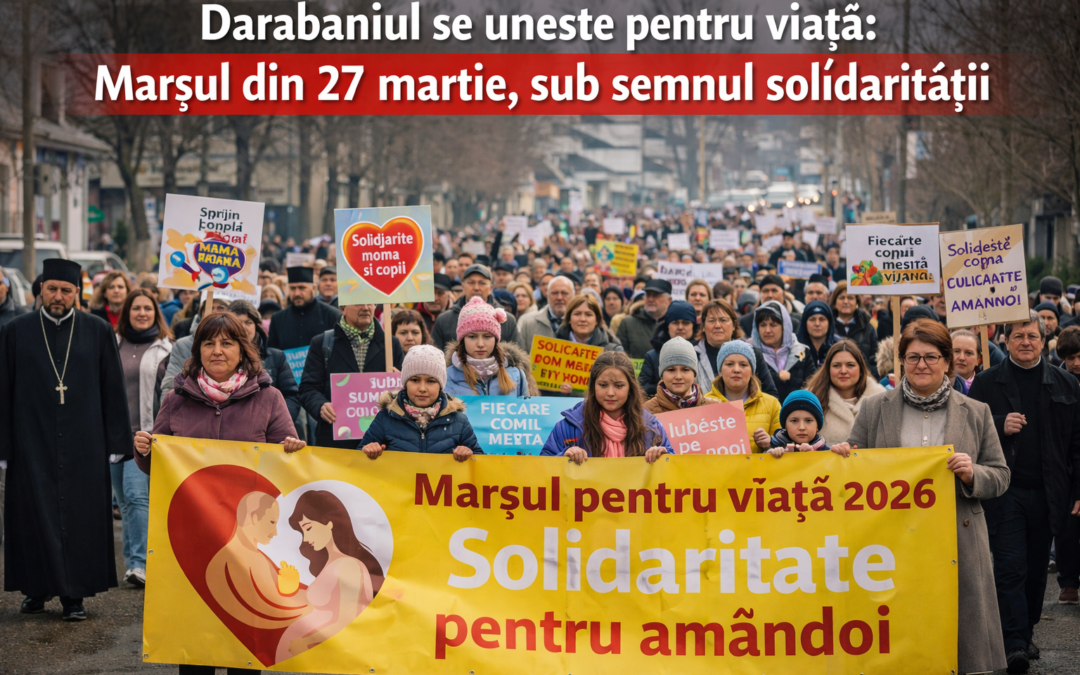 Darabaniul se unește pentru viață: Marșul din 27 martie, sub semnul solidarității