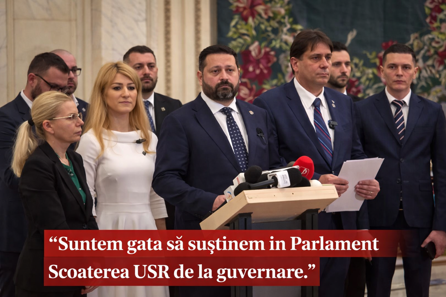 24 de parlamentari cer schimbarea premierului Ilie Bolojan și ieșirea USR de la guvernare: „Suntem gata să susținem în Parlament”