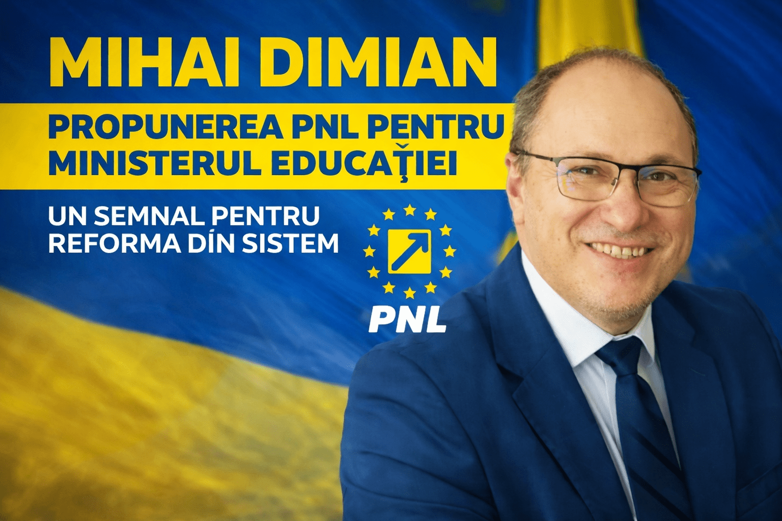 Rectorul Mihai Dimian, propunerea PNL pentru Ministerul Educației. Un semnal pentru reforma din sistem