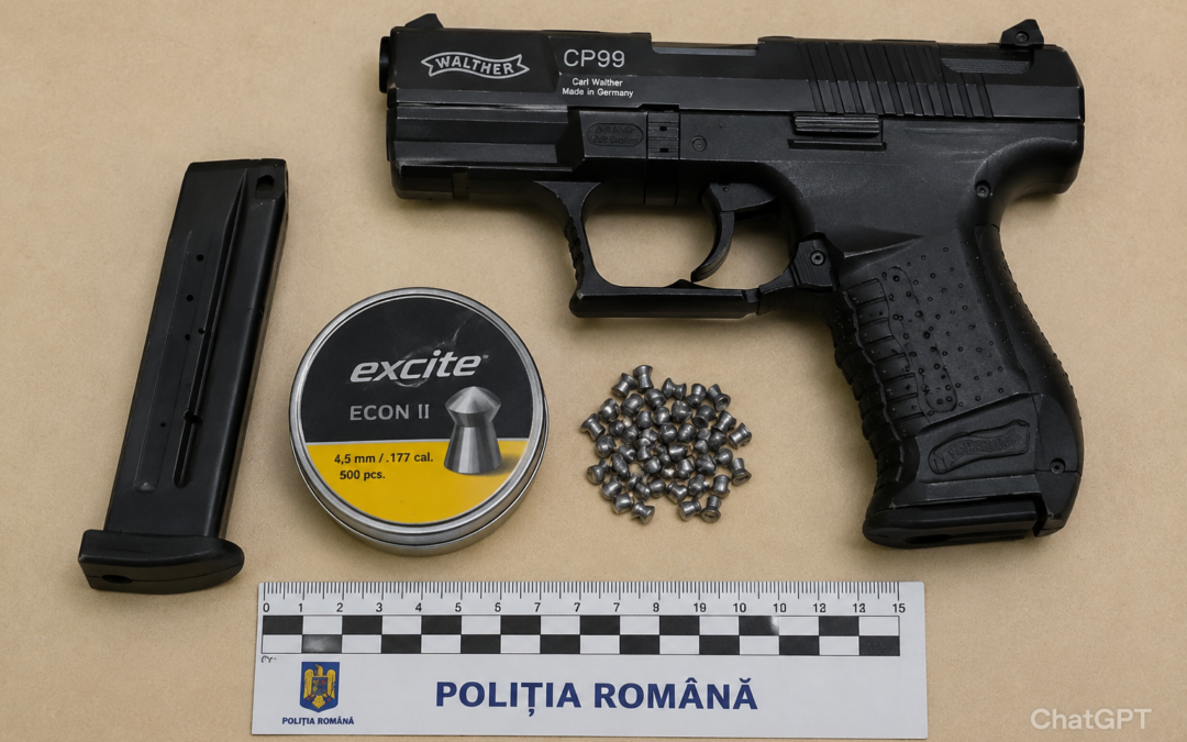 Armă ilegală descoperită la Hudești. Inconștiența care poate transforma o comună liniștită într-o tragedie