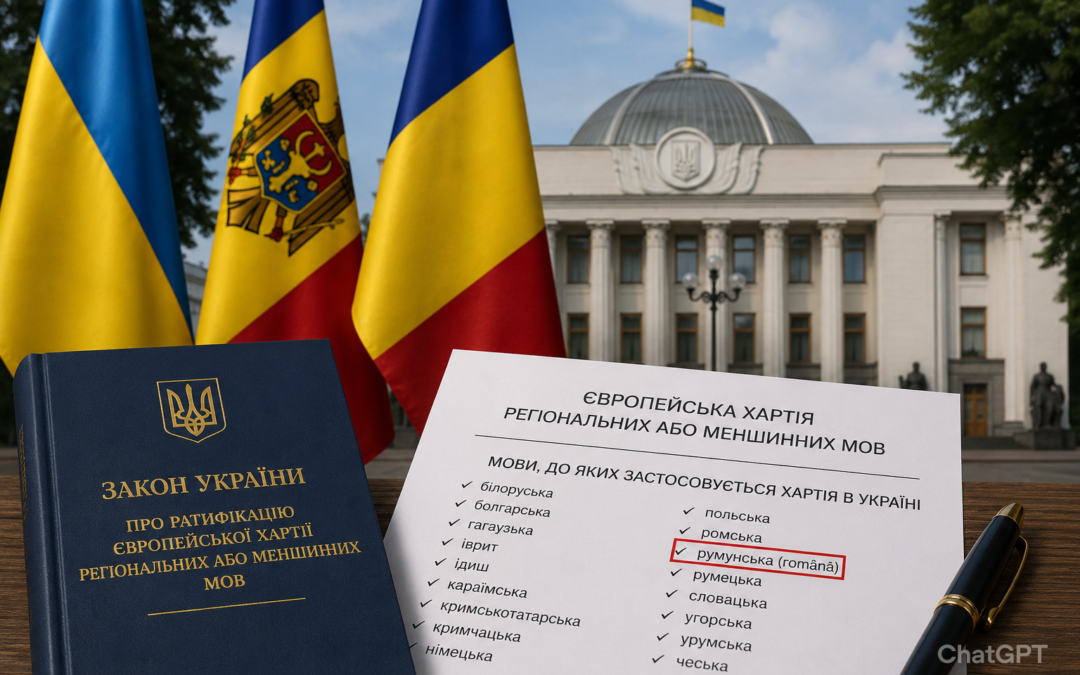Ucraina elimină oficial „limba moldovenească” din legislație și recunoaște doar limba română