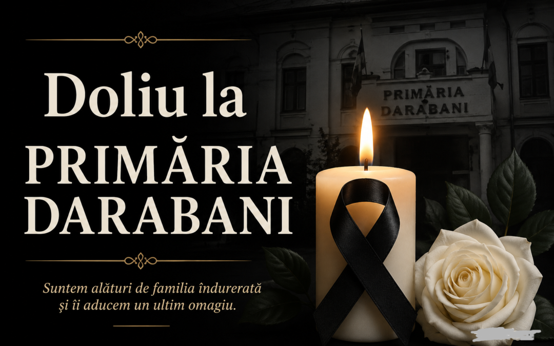 Doliu la Primăria Darabani. Un angajat s-a stins din viață la doar 61 de ani, după o grea suferință