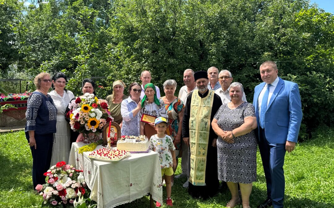 Un secol de viață pentru Eugenia Căldăruș din Suharău