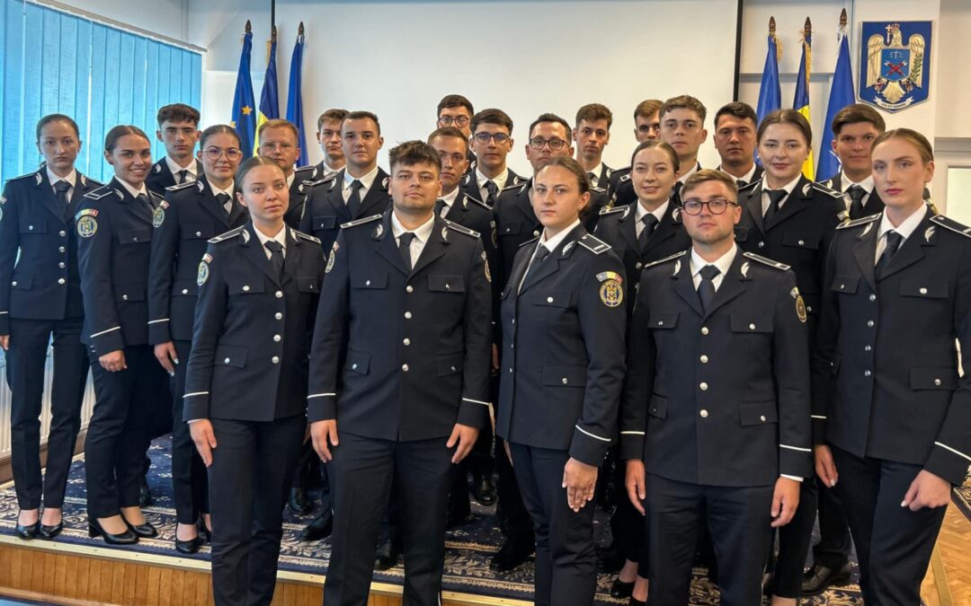 Forțe proaspete în slujba botoșănenilor! 23 de tineri polițiști au intrat în rândurile IPJ Botoșani