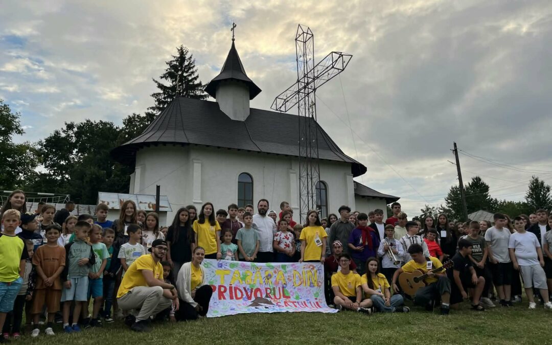 A patra ediție a Taberei din Pridvorul Satului, la Parohia „Sfinții Împărați Constantin și Elena” din Alba
