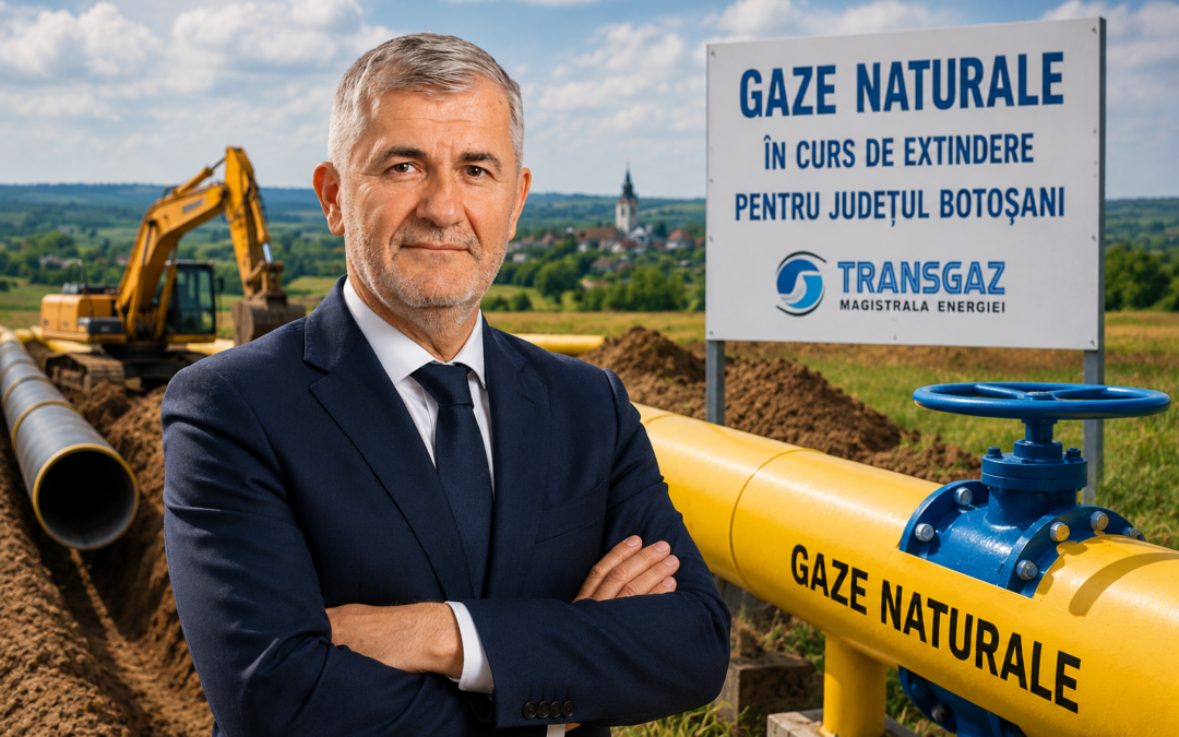 Gazul promis pentru nordul județului prinde viață. Flacăra speranței se aprinde la Botoșani