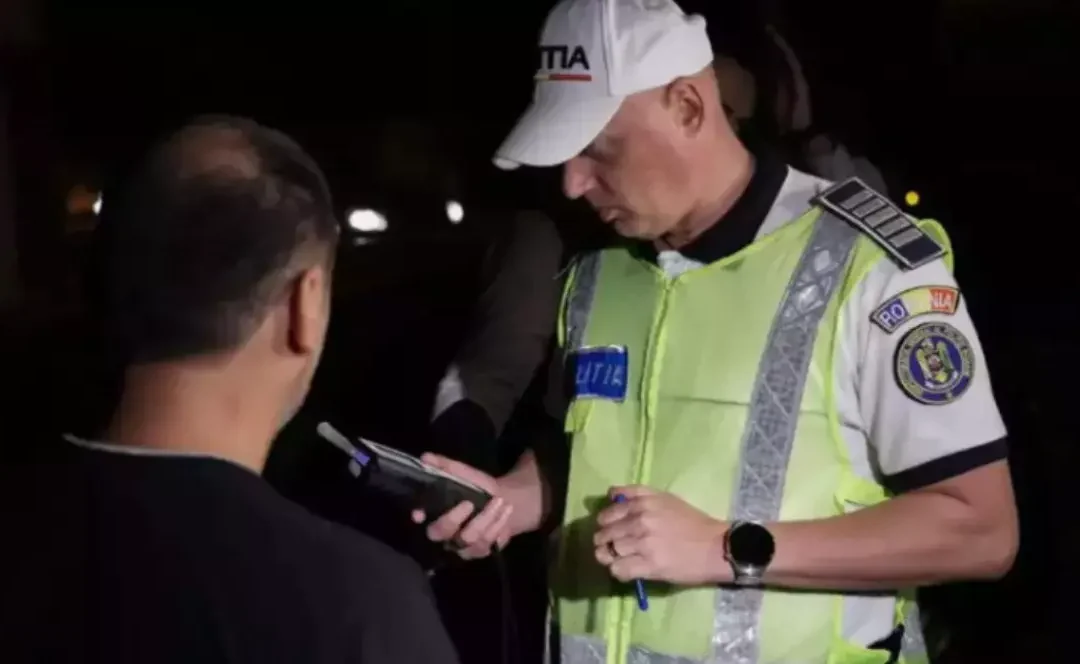 Șofer băut, scos din trafic de polițiștii din Darabani