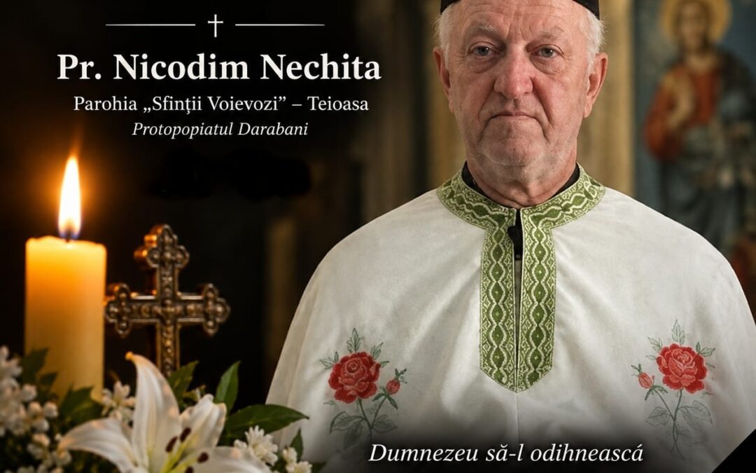 Doliu în Protopopiatul Darabani. Un preot de 63 de ani a trecut la cele veșnice