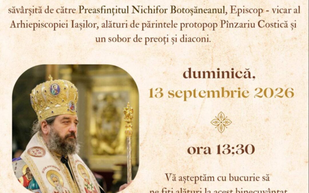Sfințirea Altarului de Vară „Sfânta Treime” la Parohia „Adormirea Maicii Domnului” din Oroftiana de Sus