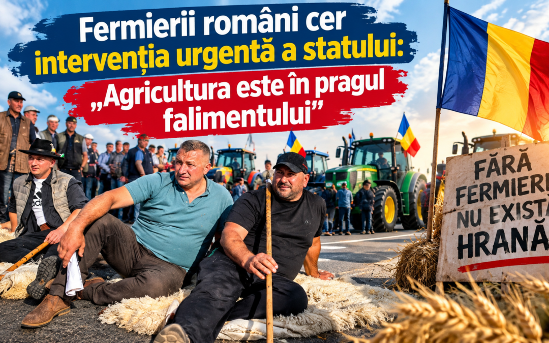 Fermierii români cer intervenția urgentă a statului: „Agricultura este în pragul falimentului”