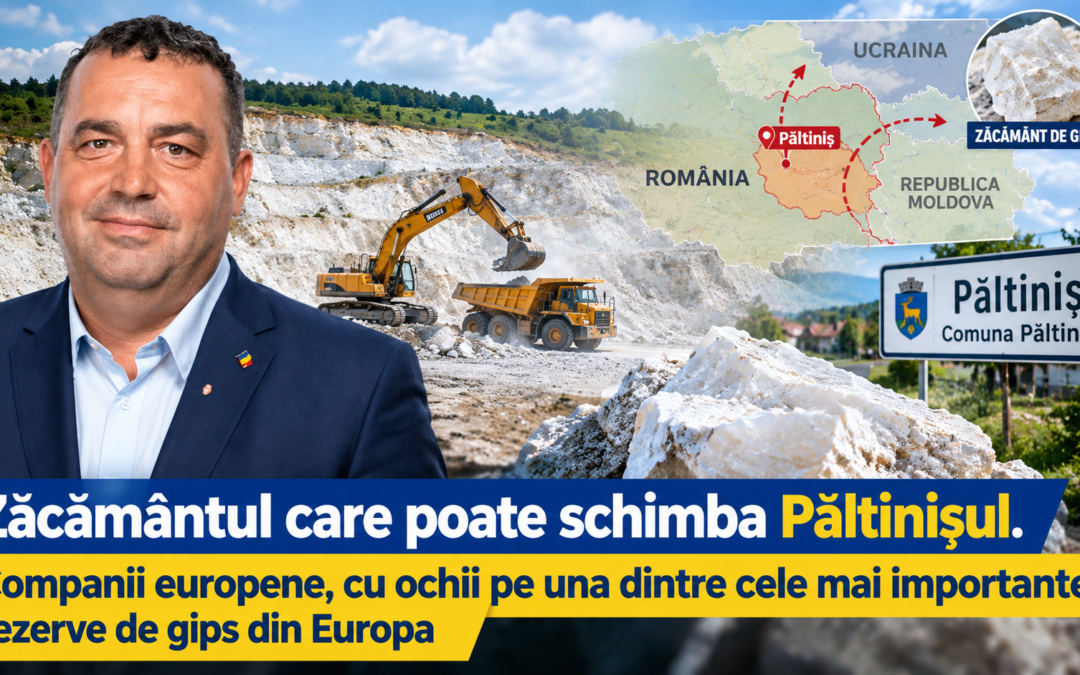 Comoara de sub Păltiniș: Europa vine după gipsul din nordul Botoșaniului”
