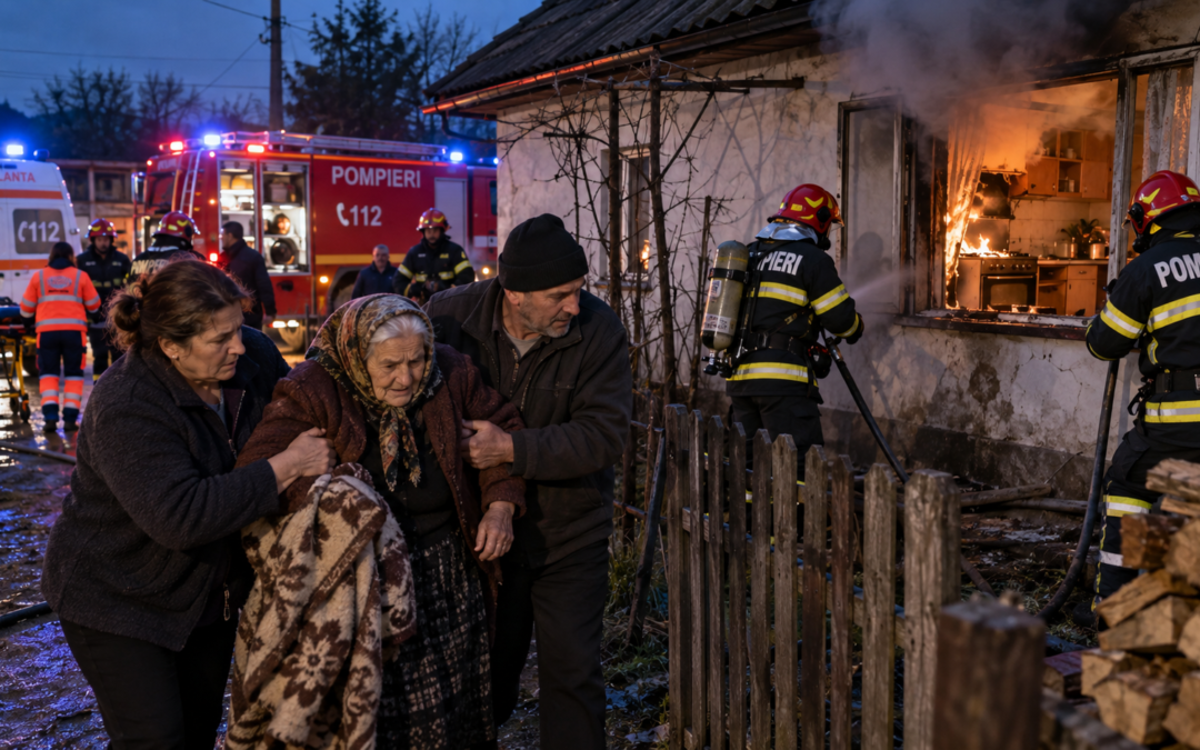 Incendiu la Horodiștea! O femeie de 82 de ani a ajuns la spital cu arsuri. Un pericol ascuns în bucătărie poate transforma o locuință într-o tragedie!