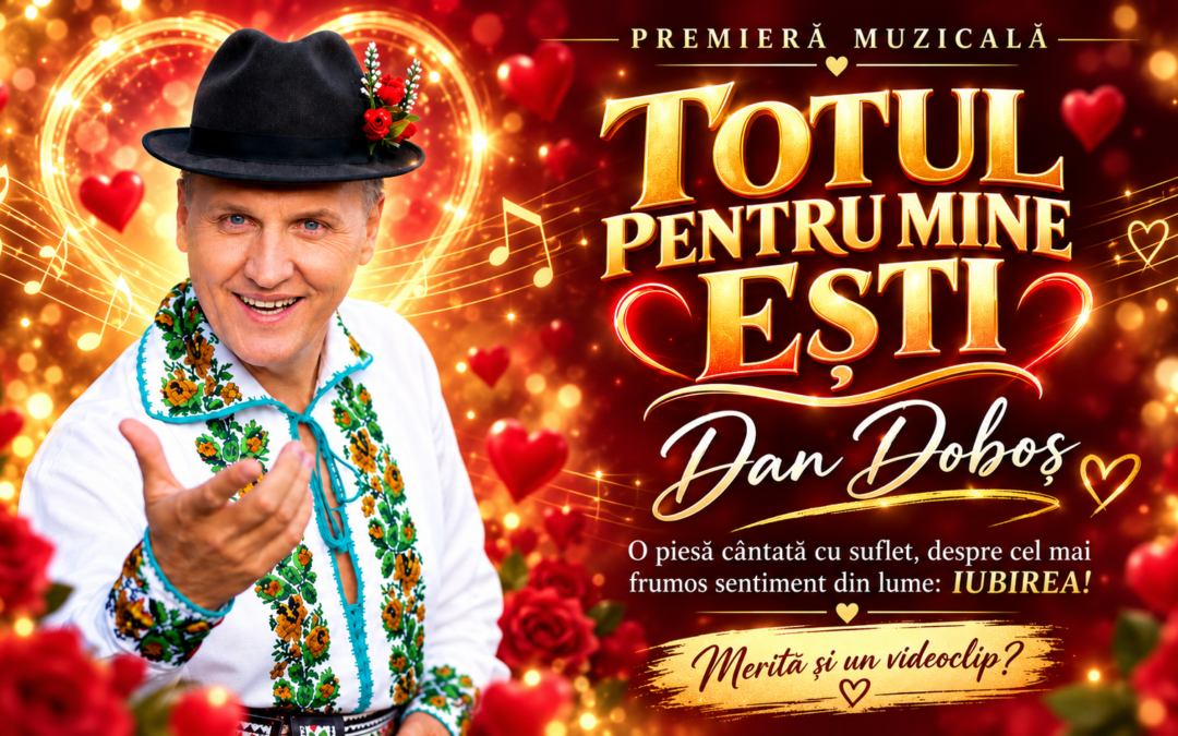 ÎN PREMIERĂ LA „ACCES DIRECT”! Dan Doboș prezintă noua melodie „Totul pentru mine ești”