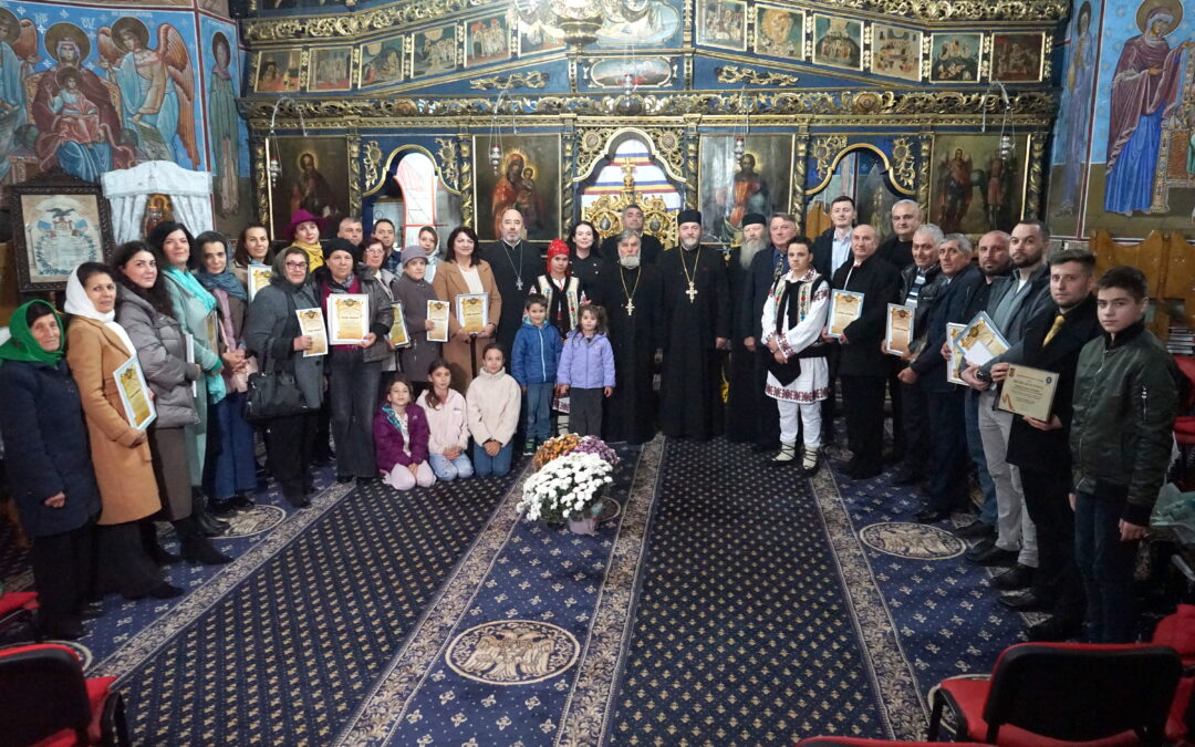 270 de ani de credință la Hudești. Rugăciuni pentru înaintași și o sărbătoare care a adunat comunitatea