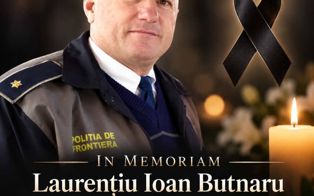 Doliu în Poliția de Frontieră Botoșani! Fostul comandant Laurențiu Ioan Butnaru s-a stins din viață. O viață în slujba țării, un nume purtat cu onoare!